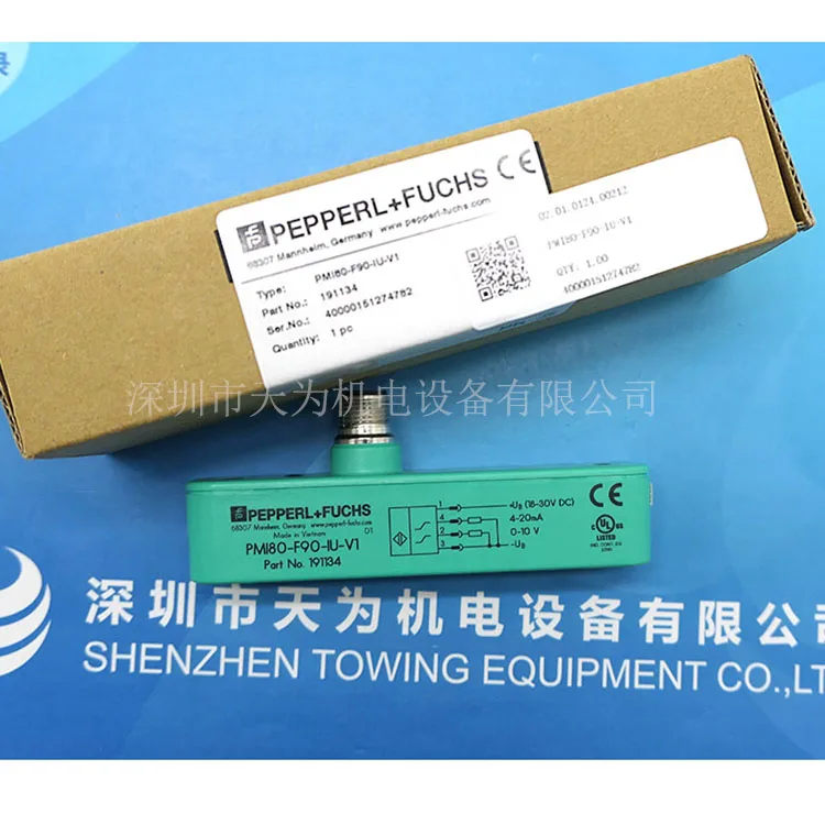 Pepperl + Fuchs Ultrasonic Sensor PMI80-F90-IU-V1 Induction Positioning System Measurement Range 0-80m