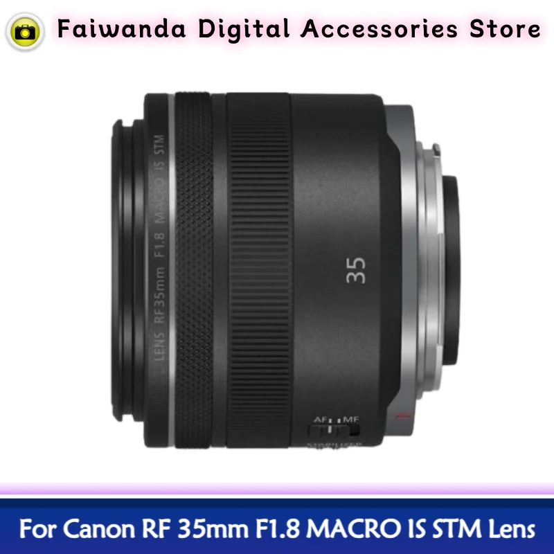 98%new Genuine For Canon RF 35mm F1.8 MACRO IS STM Standard Portrait Prime Lens for Canon EOS RP R R5 II R6 II R8 R10
