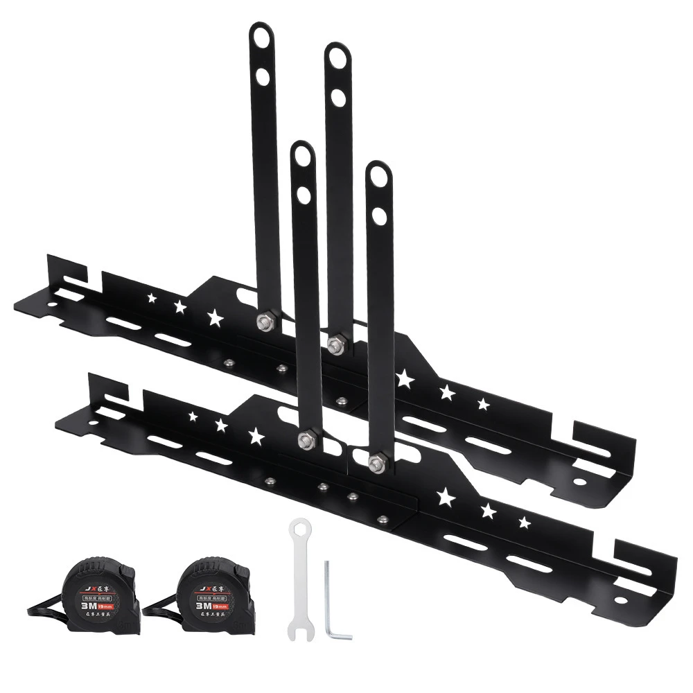 2pcs Heavy Duty Car Wheel Alignment Tool Plates Adjustable Automotive Wheel Leveling Aligner Toe Plates Wheel Balancing Supplies