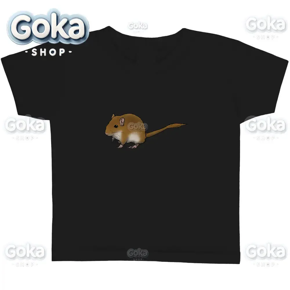 Gerbil gráfico t camisas roupas masculinas novo em topos & t de algodão feminino impresso camiseta y2k roupas bonito engraçado tshirt