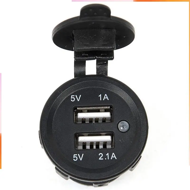 A92Z 2X 12V Dual USB Sigarettenaansteker Splitter Oplader Plug Adapter Power