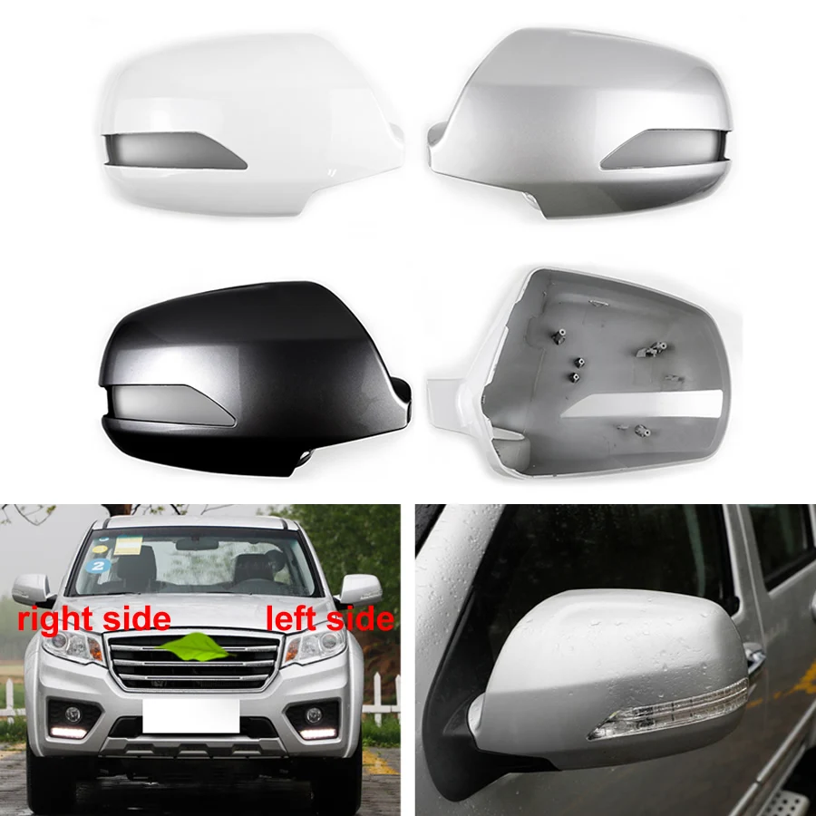 Per Great Wall Pickup Wingle 6 Car Rear View Door Wing Mirror Cover specchietti retrovisori laterali Shell Cap con colore verniciato 1 pz