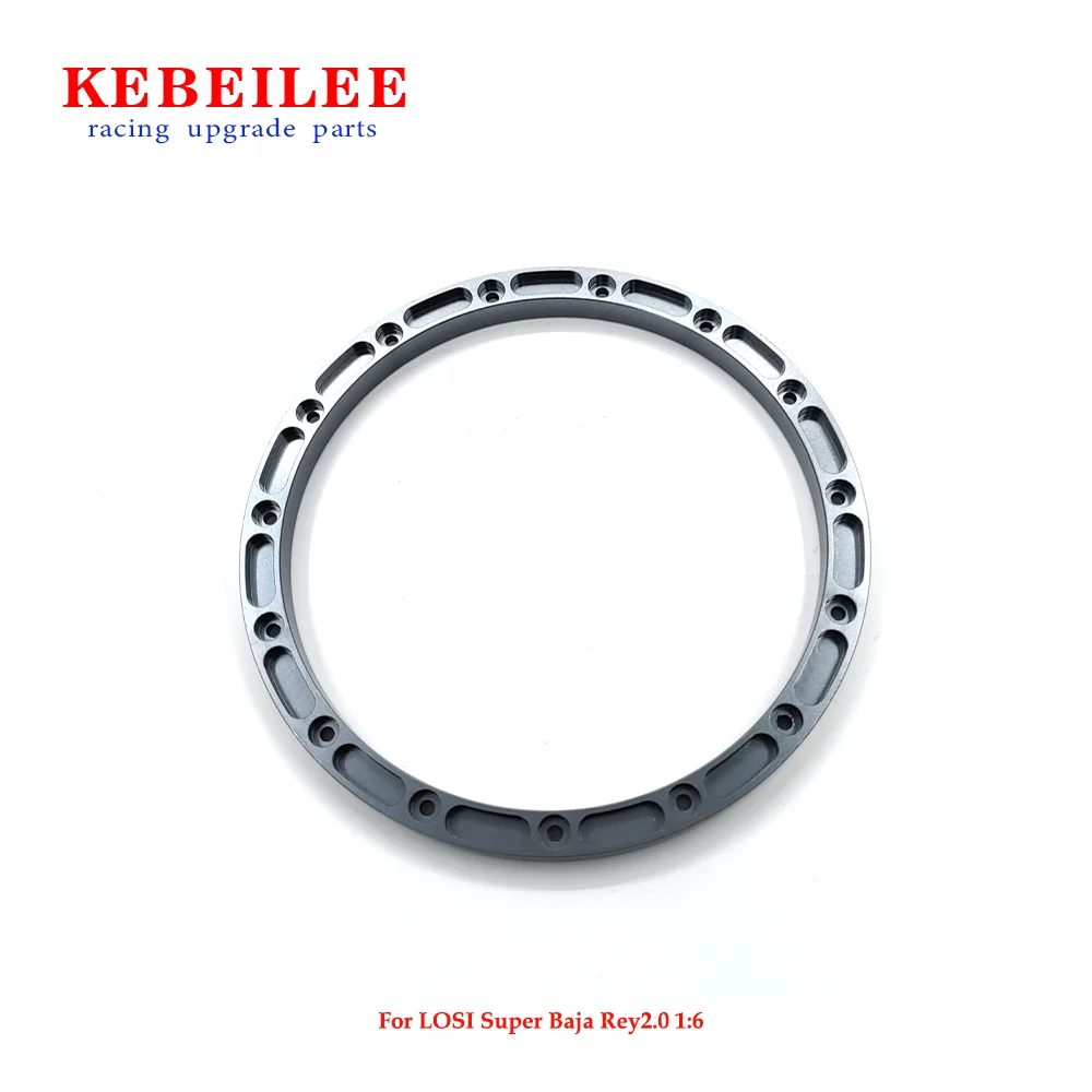 KEBEILEE CNC Aluminum inner Beadlock Ring For LOSI Super Baja Rey2.0 1/6 Wheel