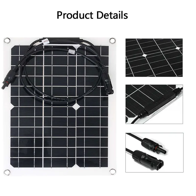 500W Flexible Solar Panel Mobile Power Supply Suitable For Housing, Camping, And RV Power Supply