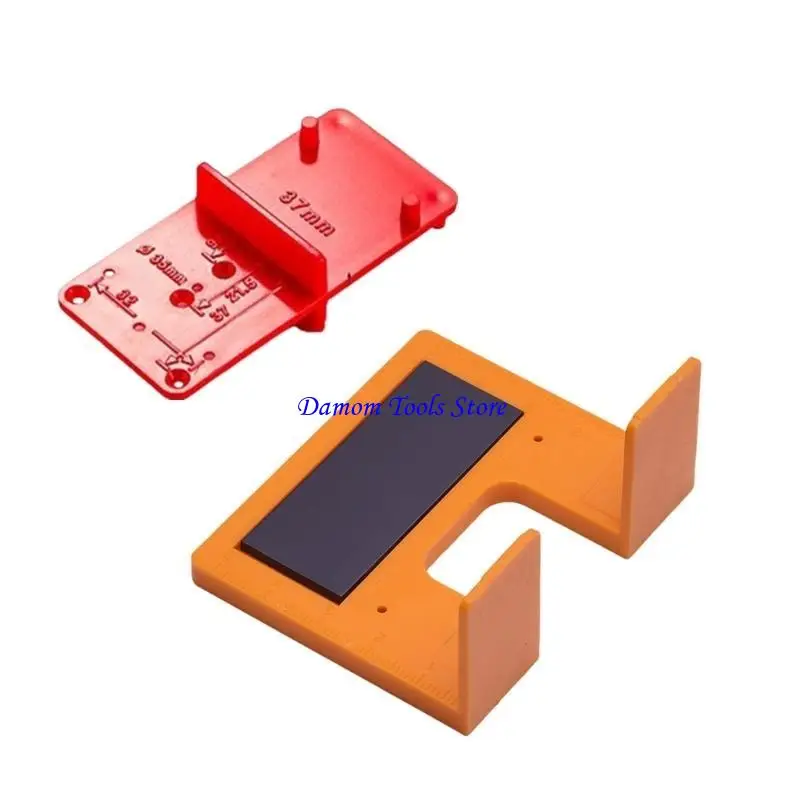 57BE Corner Installation Plate Right Angles Design Seamlessly Alignment Thick Plastic Safe Edges Secure Use