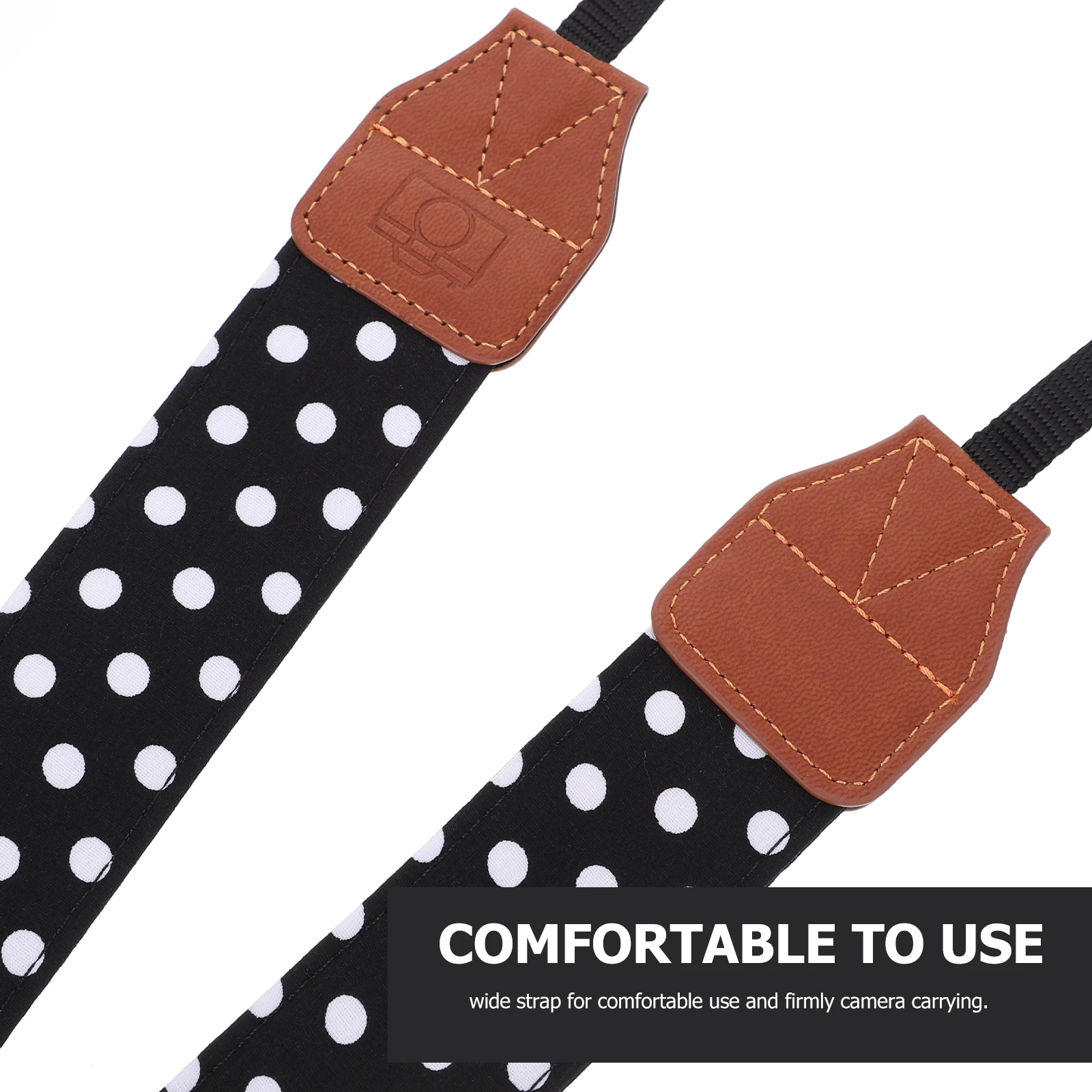 

Camera Strap Retro Shoulder Straps for Photographers Adjustable Neck Black Supplies
