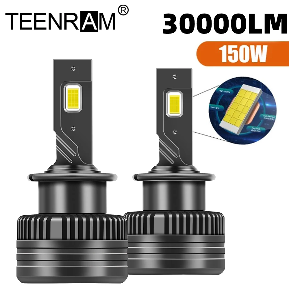 

Ксеноновые лампы HID 150 Вт, 6000 лм, D1S, D2S, D3S, D4S, D5S, лампы для фар головного света Canbus, K, белые Автомобильные фары 12 В, 24 В, турбо автомобильные лампы