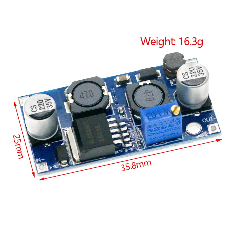 Boost Buck DC-DC adjustable step up down Converter XL6009 Module Solar Voltage