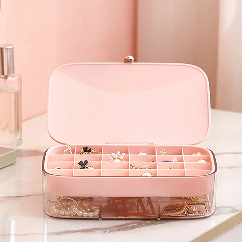 

30 Grid Rectangle Plastic Jewelry Box Compartment Storage Box Case Jewelry Earring Bead Craft Display Container Organizer