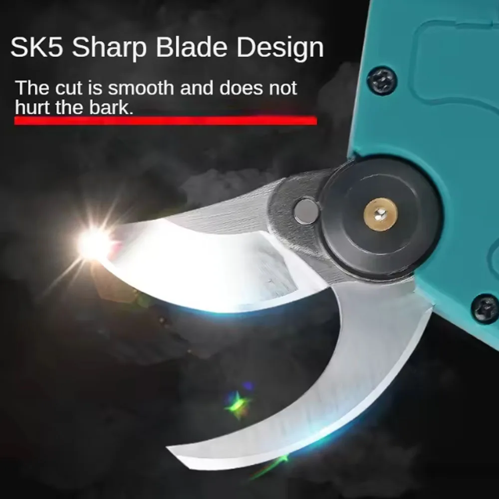 Brushless Electric Pruning Shears Cordless Garden Pruner Fruit Tree Branch Cutter Garden Tool Compatible For Makita 18V Battery