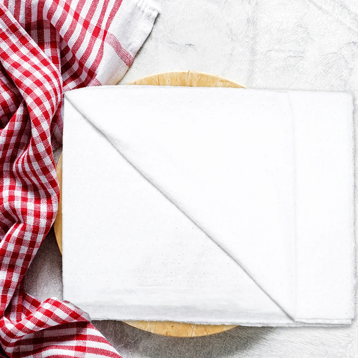 

White Lace Fabric Cotton Embroidered Flower Border Decorative Lace Trim for Clothing Dress Lingerie Curtains DIY Handmade