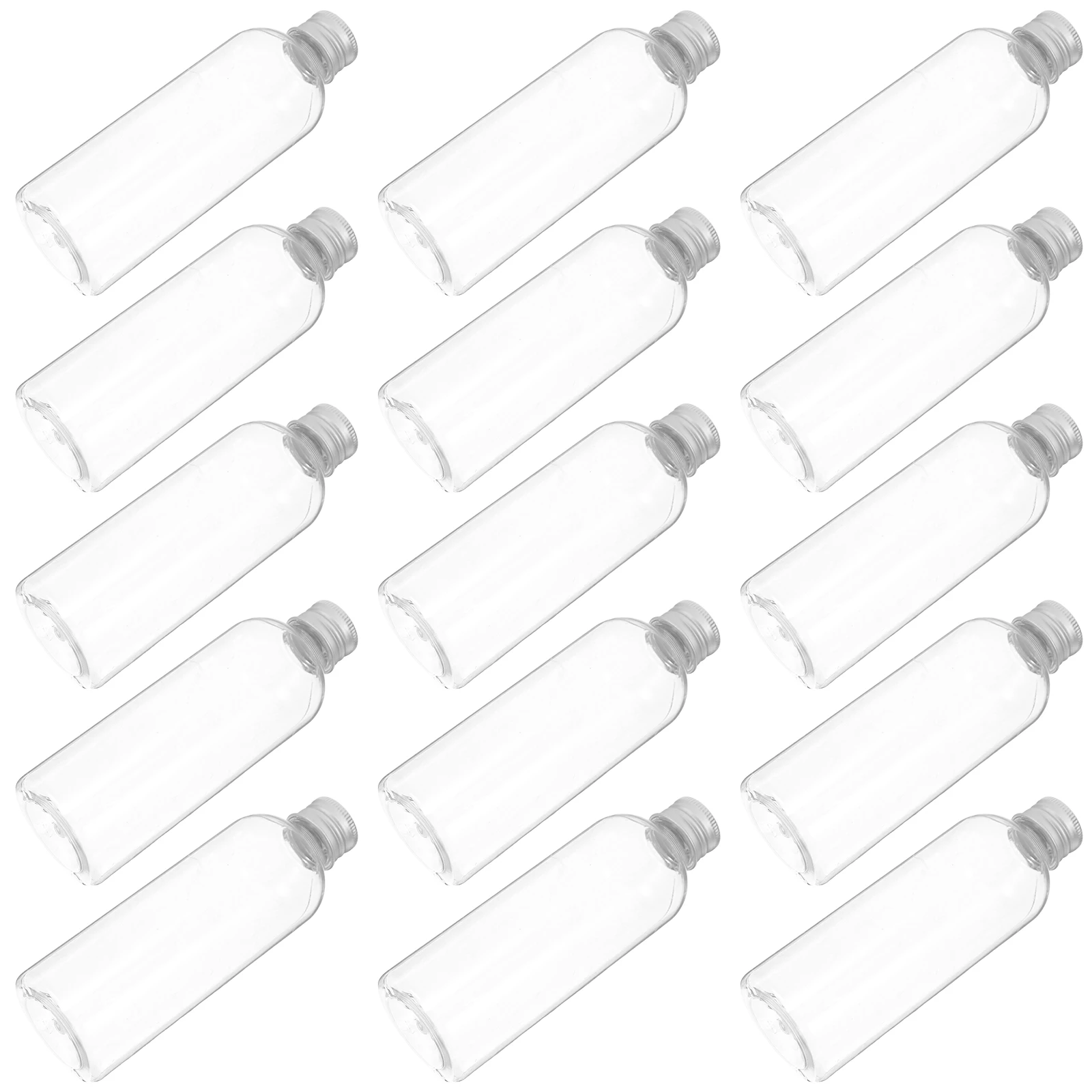 

20pcs Refillable Plastic Water Bottles Sub Bottles For Lotion Dispenser Travel Transparent Liquid Containers Reusable