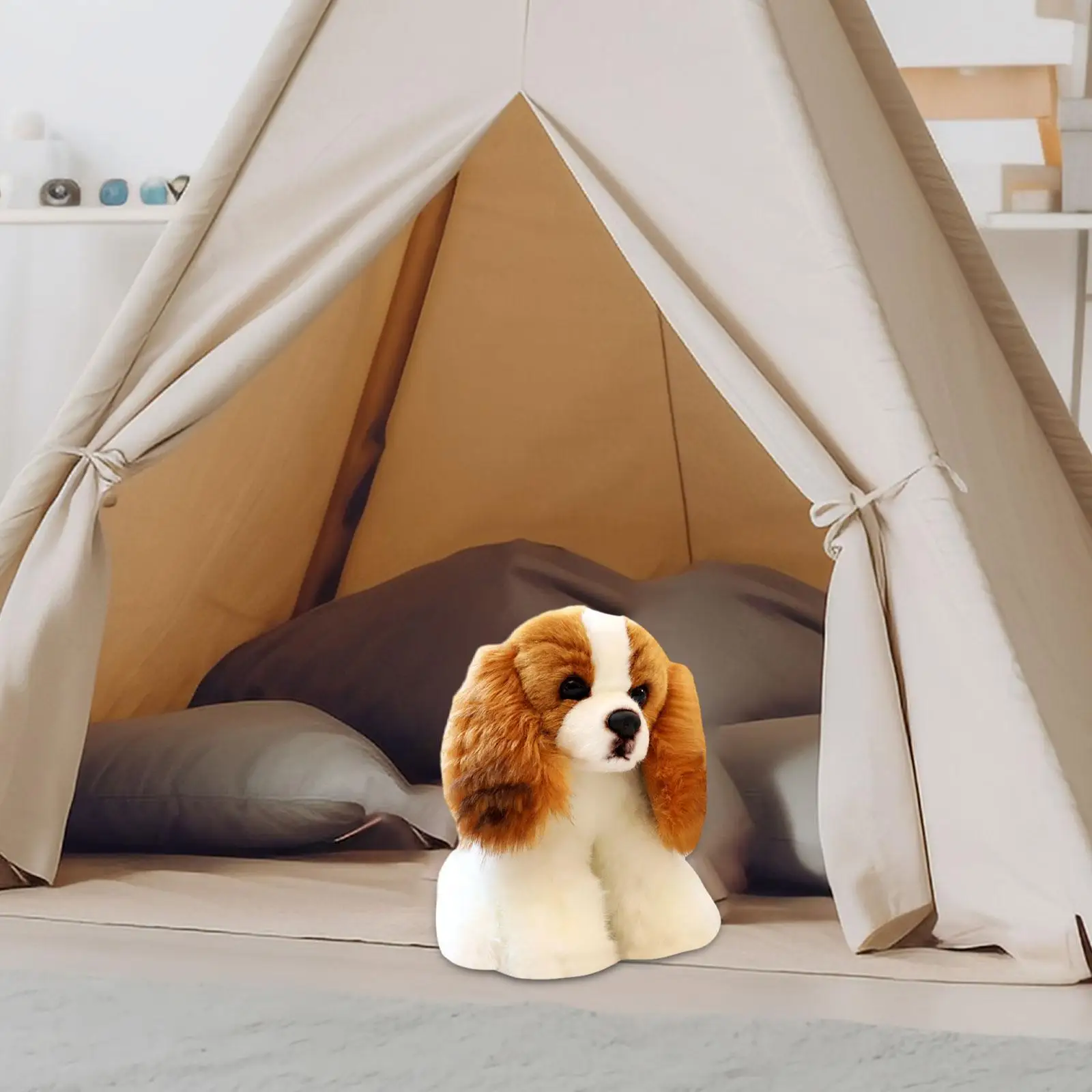 

Мягкие игрушки, украшение для спальни, домашний декор, подарок, креативный мультяшный мягкий щенок, мягкая игрушка для праздника, общежития, офиса, спальни, взрослых