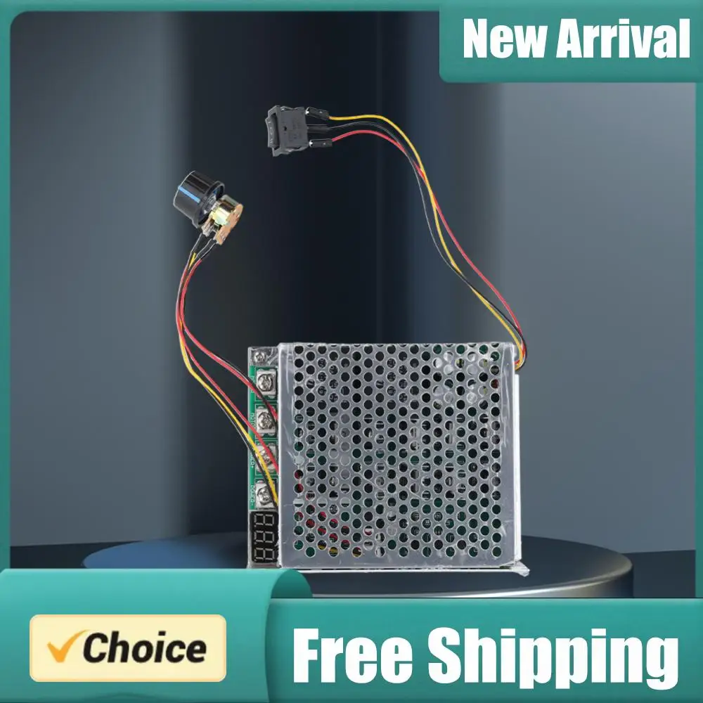 

Модуль контроллера привода двигателя постоянного тока, 10-55В, ШИМ-регулятор скорости двигателя постоянного тока 100А, 12В 24В 48В, с функциями прямого/обратного вращения, электронные компоненты