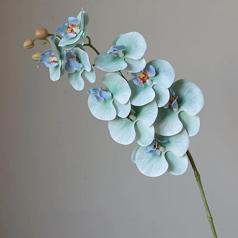 أوركيد اصطناعي فالاينوبسيس ، 8 رؤوس ، 70 ، ديكور لحفلات الزفاف ، المنزل ، الحديقة