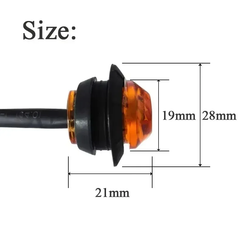 

Новый для популярных боковых габаритных фонарей, автогрузовиков, грузовиков, прицепов, автобусов, задних стоп-сигналов, автомобильных сигнальных фонарей, указателей поворота, индикатор поворота