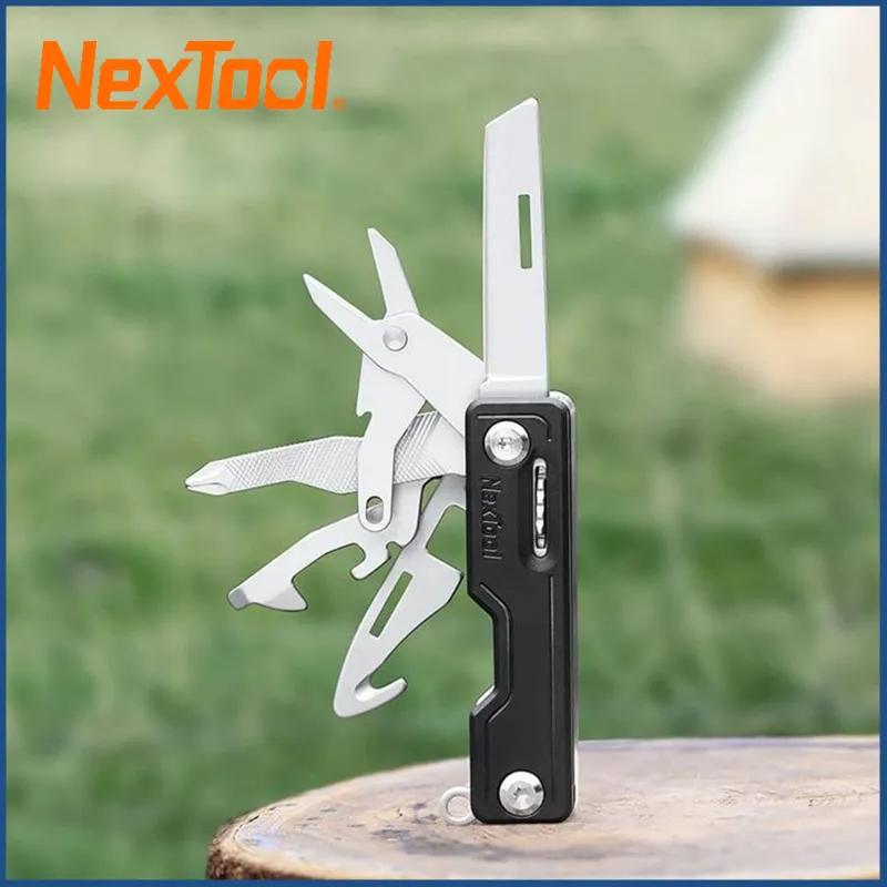 Nextool 10 in 1 Multi Tools Mini Multifunction Folding Knife Scissors Screwdriver Fruit Camp Tool Outdoor Survive Sharp Cutter
