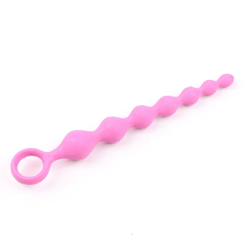 Silicone Anal Plugs Pull Beads Male and Female Rear Anal Expansion Anal Expander Expansion Adult Erotic Products 18+ Sex Toy