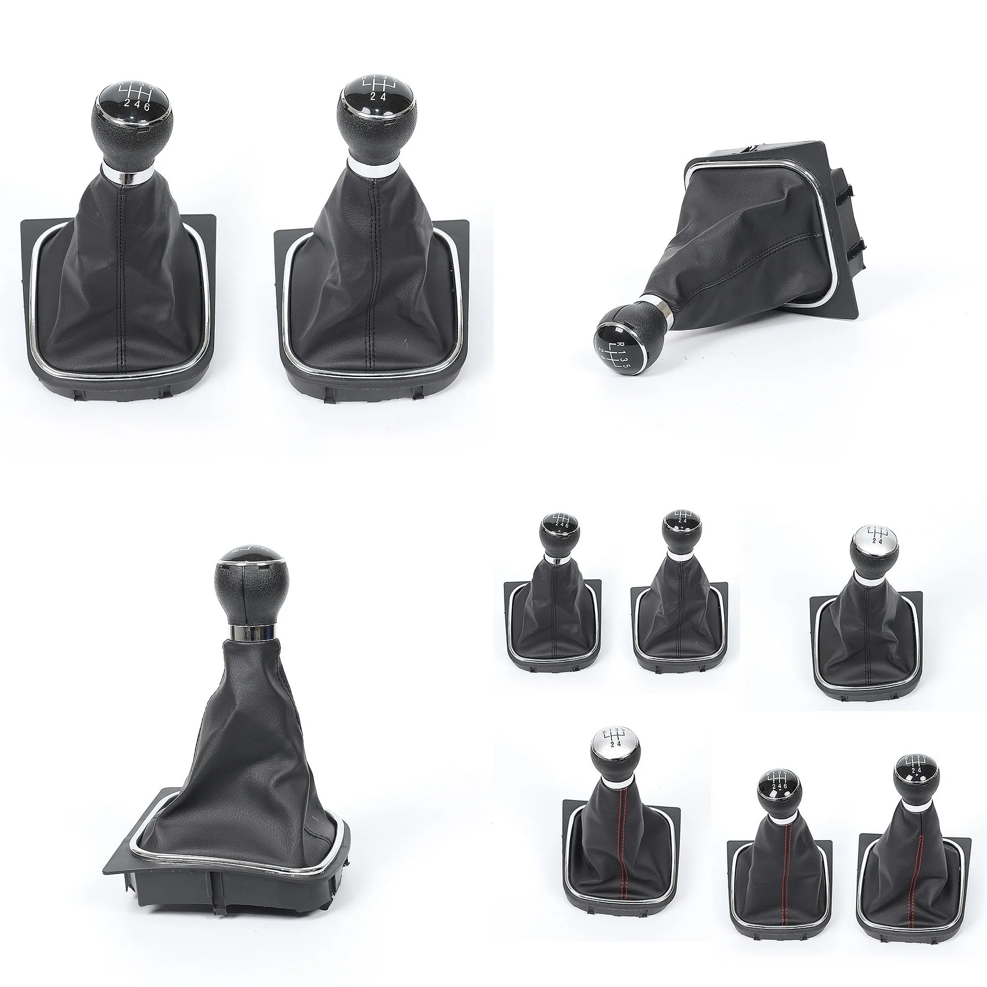 

Golf 6 Jetta Manual Shift Knob Boot Cover Dustproof Gear Gaiter For VW Sagita
