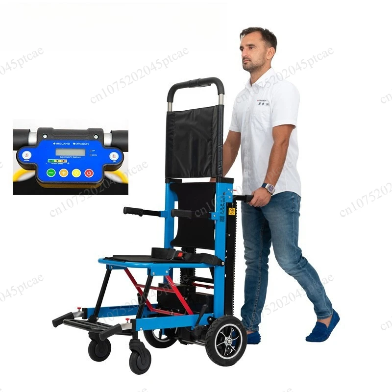 Electric Climbing Wheelchair Portable Crawler Type Up and Down Stairs for The Elderly Folding Light Climbing Machine