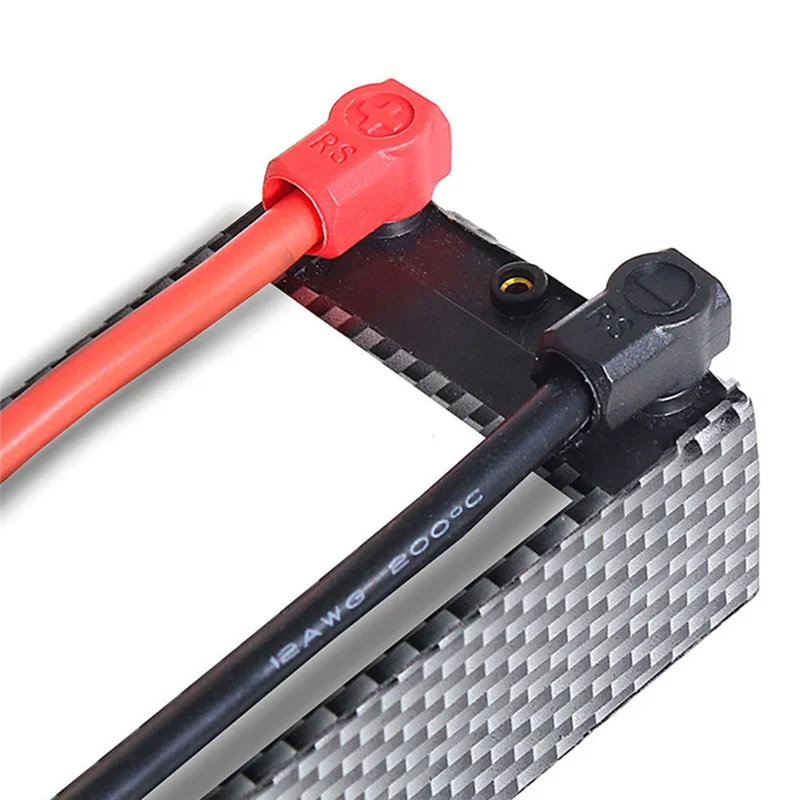 AS96-2Pcs/Set L-Shape Hard Shell Metal Heatsink Plugs And Grips 4Mm For 1/10 Off-Road Truck RC Car Upgrade Parts