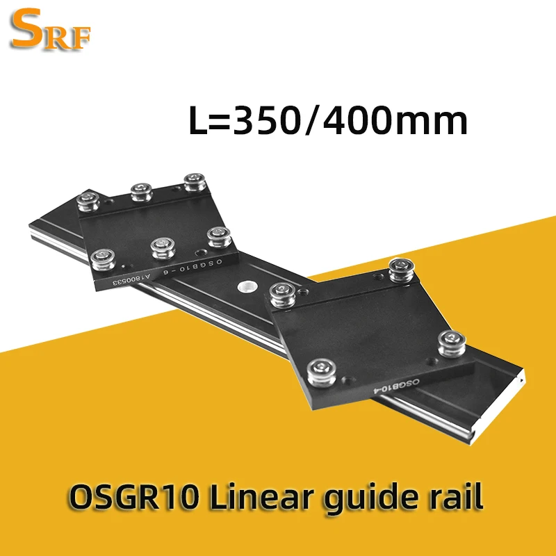 

Aluminum Roller Linear Guide Rail External Dual Axis Linear Guide OSGR10 350mm 400mm OSGB10-4UU OSGB10-6UU