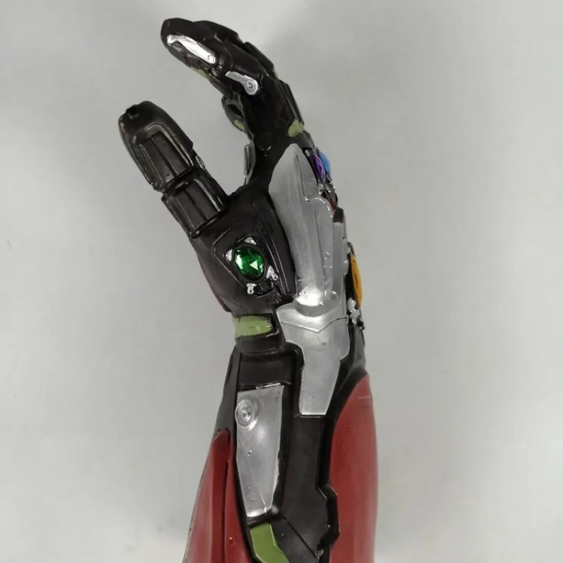 38 سنتيمتر المنتقمون 4 ثانوس غير محدود قفازات اللاتكس الذراع الدعائم أضواء LED مع الأحجار الكريمة يمكن ارتداؤها تأثيري الدعائم نموذج زي عرض الدعامة