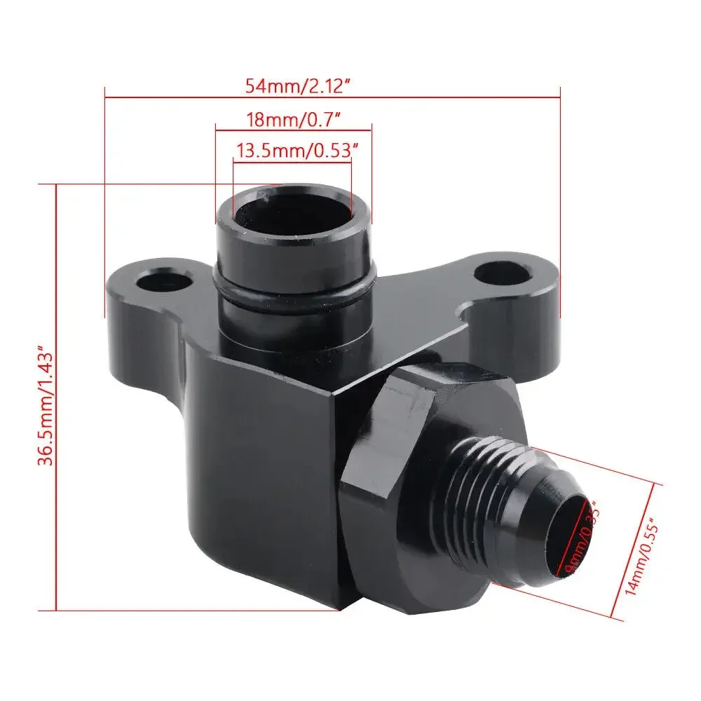 Modified power steering pump accessories aluminum for Honda Acura K series K20A/A2/A2/Z1 engines - view 3