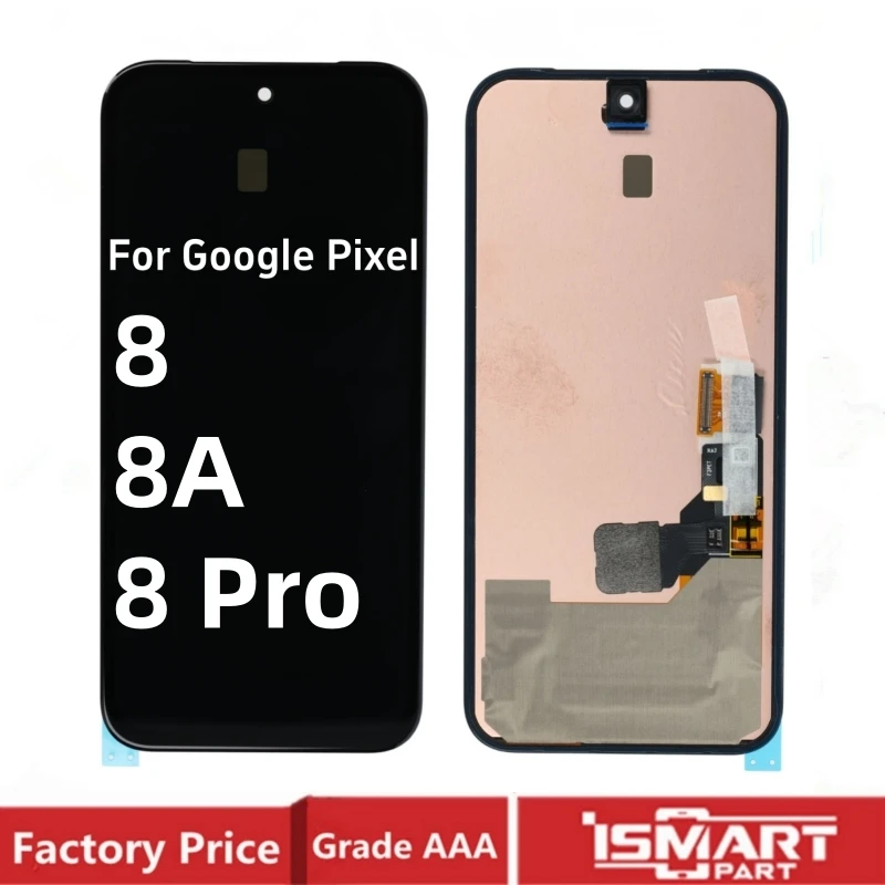 OEM Für Google Pixel 8 8A 8Pro LCD Display Bildschirm Touch Digitizer Montage mit Rahmen Ersatz 120