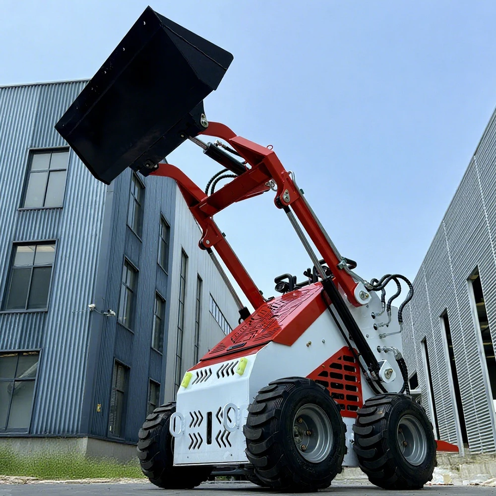 Custom Mini Tractor Loader Manufacturer ISO Certified Mini Wheel Loader with Front End Loader Long Power for Farm & Construction