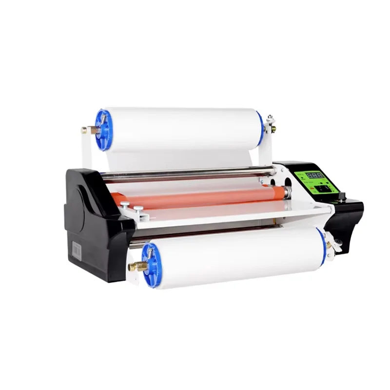 

Hot Cold Automatic Laminating Printing Machines Electric Roller A3 Film Laminator Intelligent Control Electric Roller Laminating