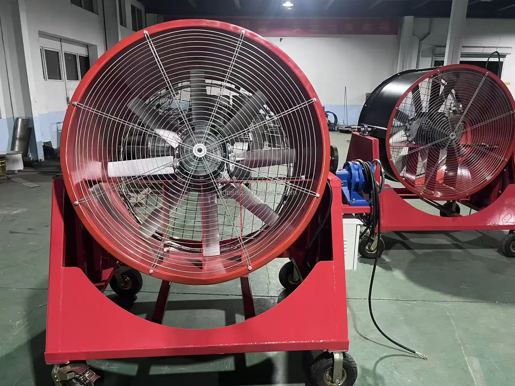1300mm Tractable Mobile Stadium Mine Industrial Dust Re/moval Cooling Spray Axial Fan