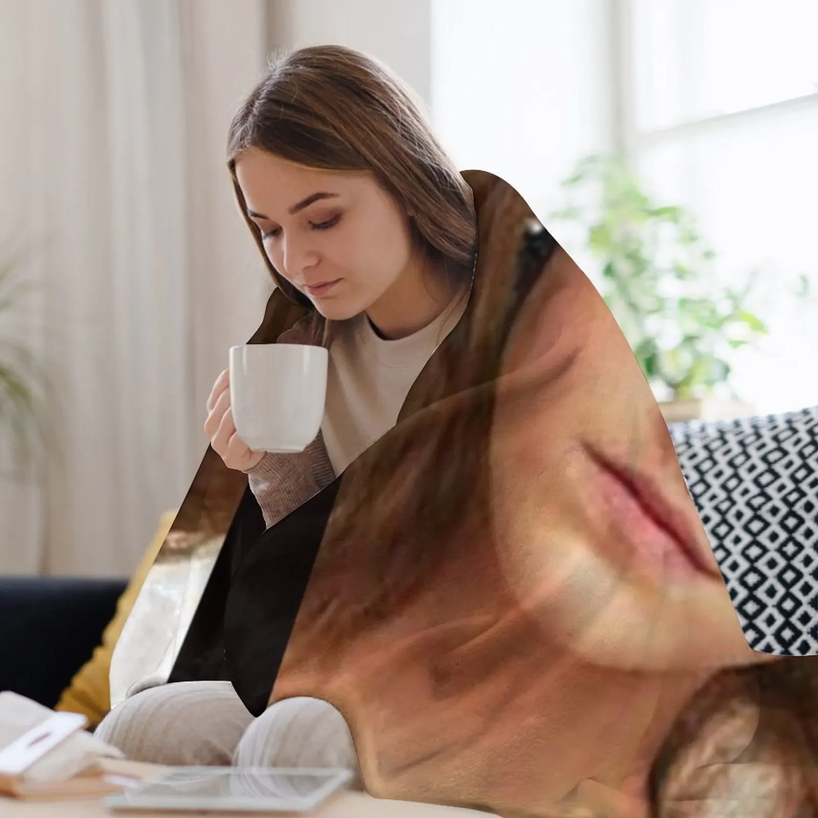 إيما واتسون - ملصق رمي البطانيات والبطانيات الكبيرة الناعمة الحرارية ريتروس