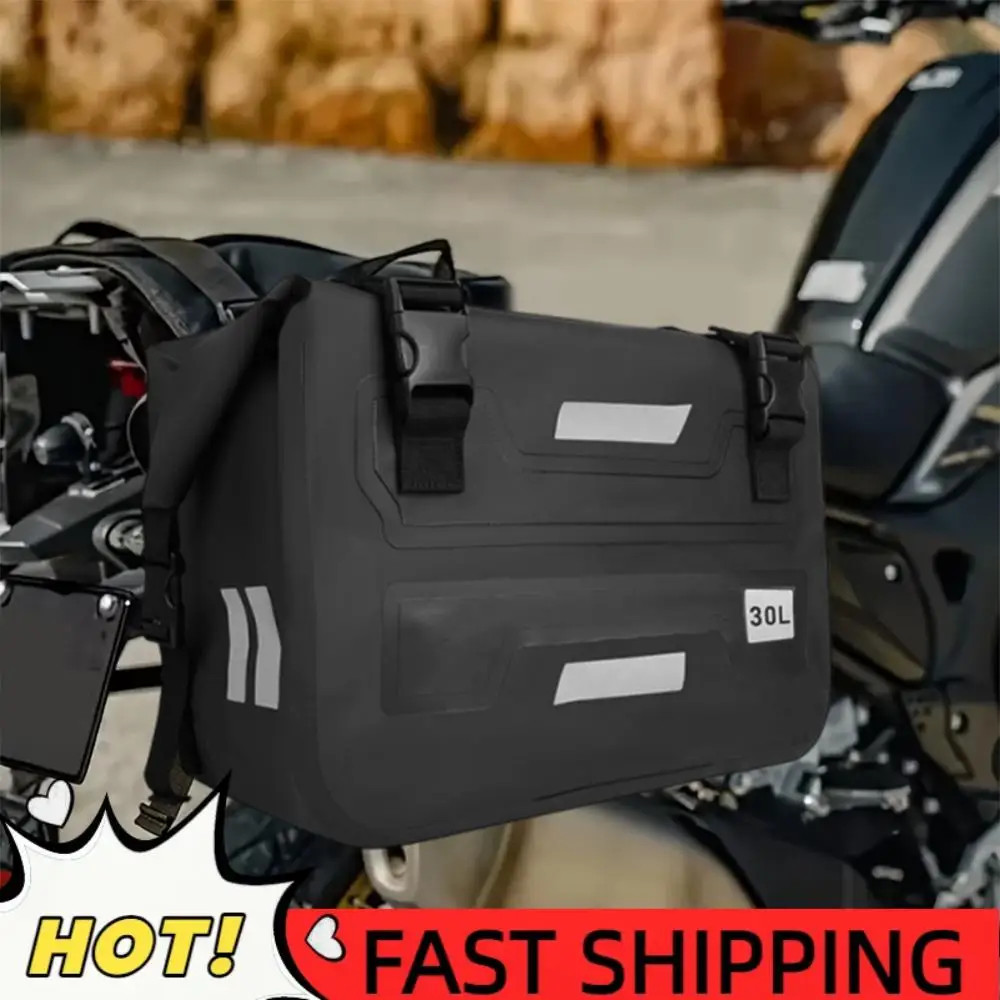 

30L Motorcycle Saddle Bag Large Capacity Quick Release Bag Anti-Slip Motorcycle Side Bag Motorcycle Modification Accessories