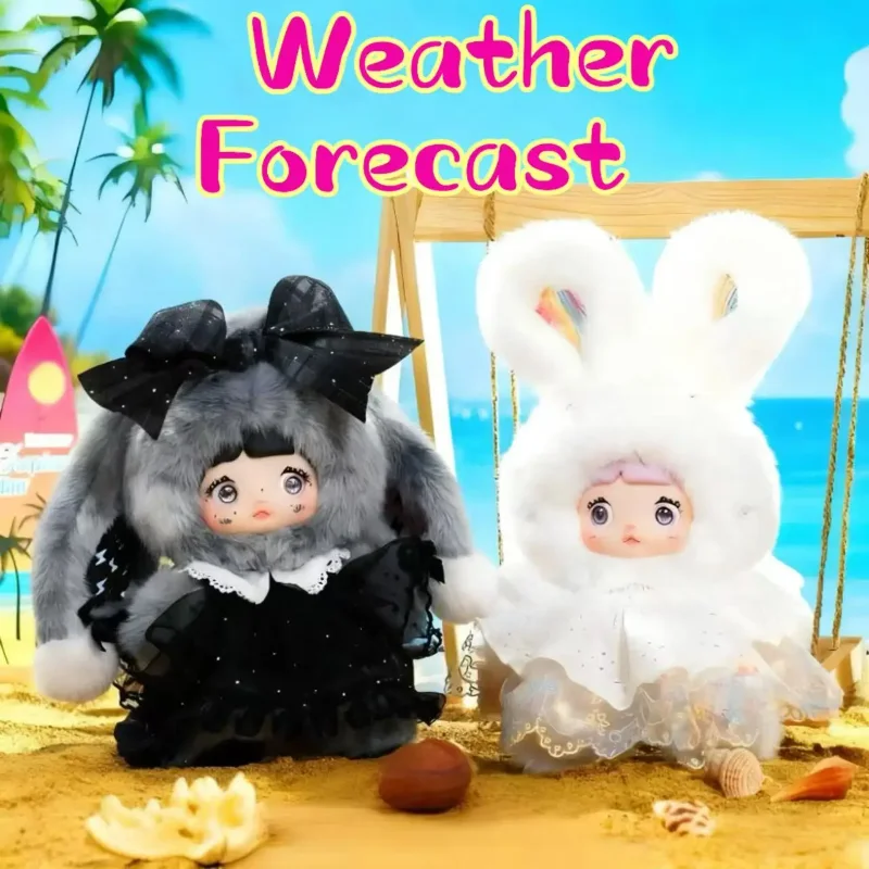 

New Nommi Weather Forecast Series Blind Box Cute Plush Doll Action Figure Pendant Backpack Decoration Mystery Box Toys for Girls