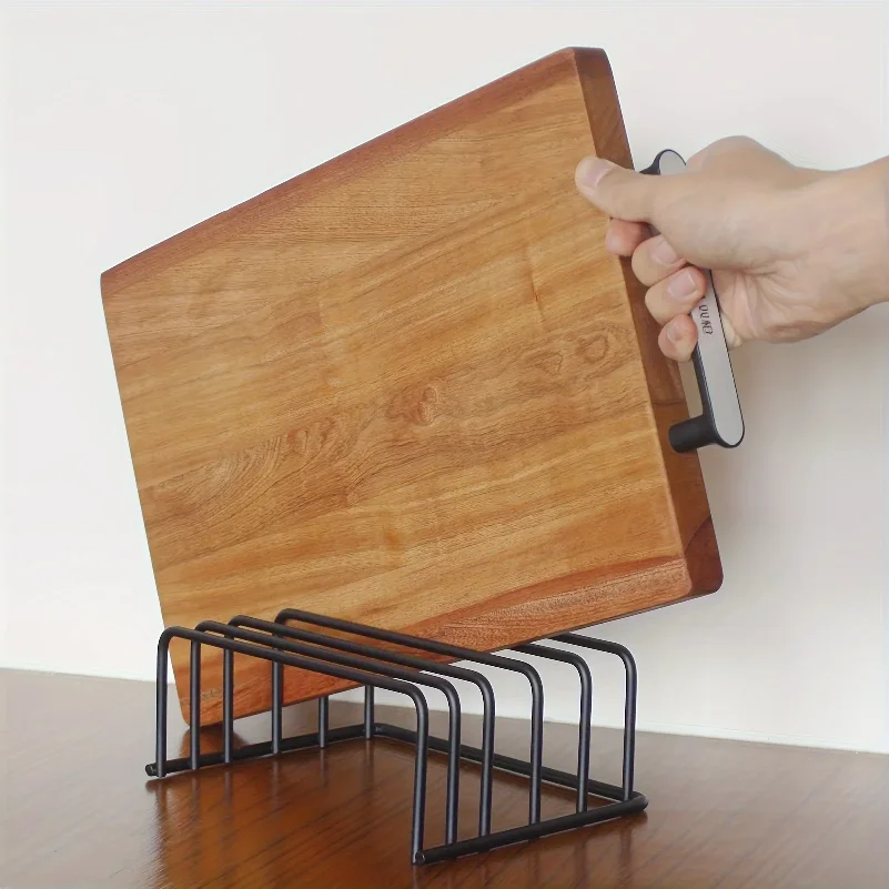 Kitchen Cabinet Baking Organizer - 野菜まな板収納ラック、まな板ホルダー、キャビネットベーキングツールオーガナイザー、キッチンアクセサリー。