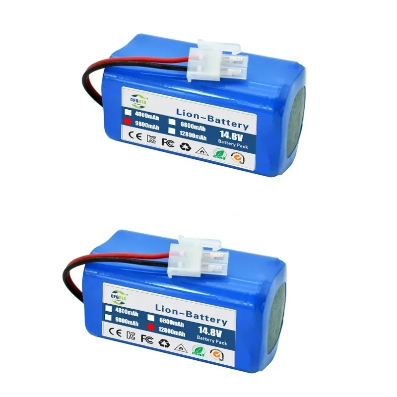 Original 14.8V 2600mah Lithium Battery For ILIFE A4 A4s V7 A6 V7s Plus Robot Vacuum Cleaner INR18650 M26-4S1P battery