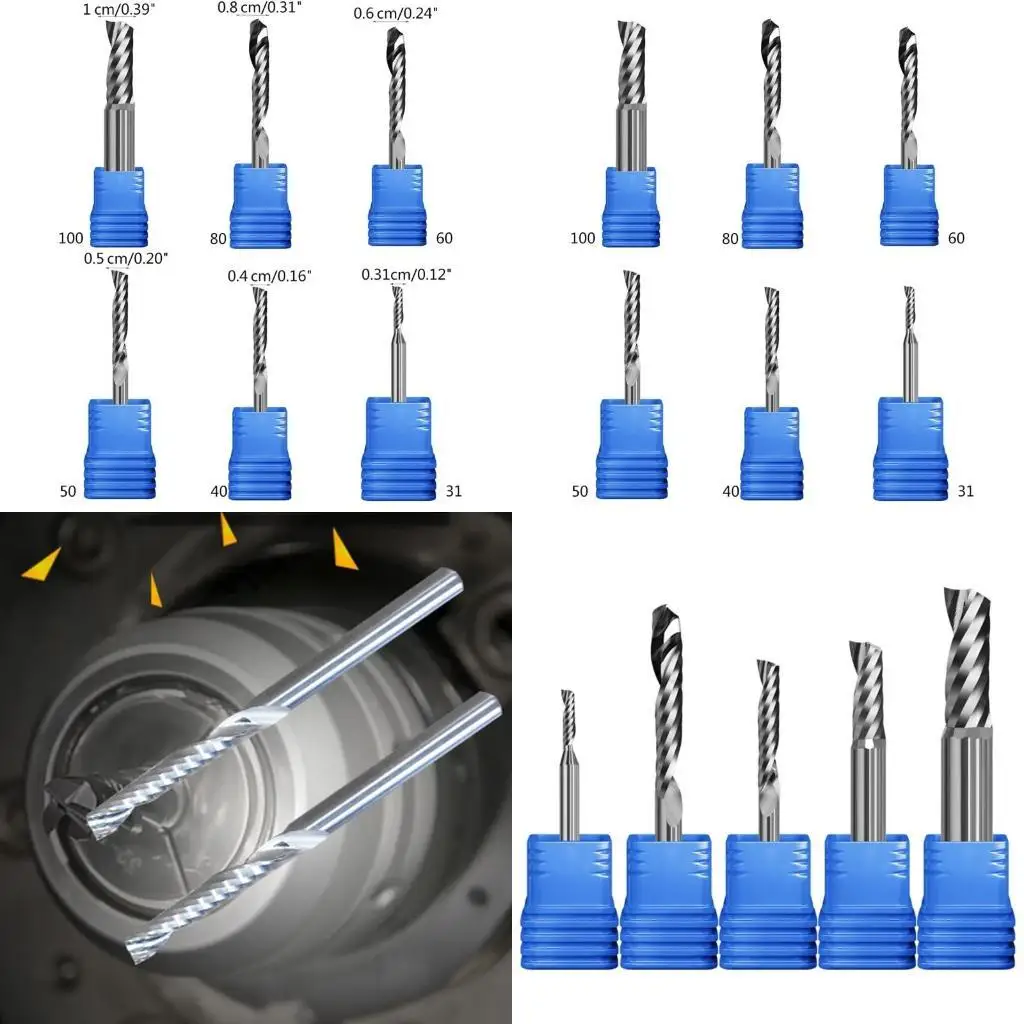 

G6KF Cutters Tugster Steel Router Bit For Carbide Milling Cutters Woodworking