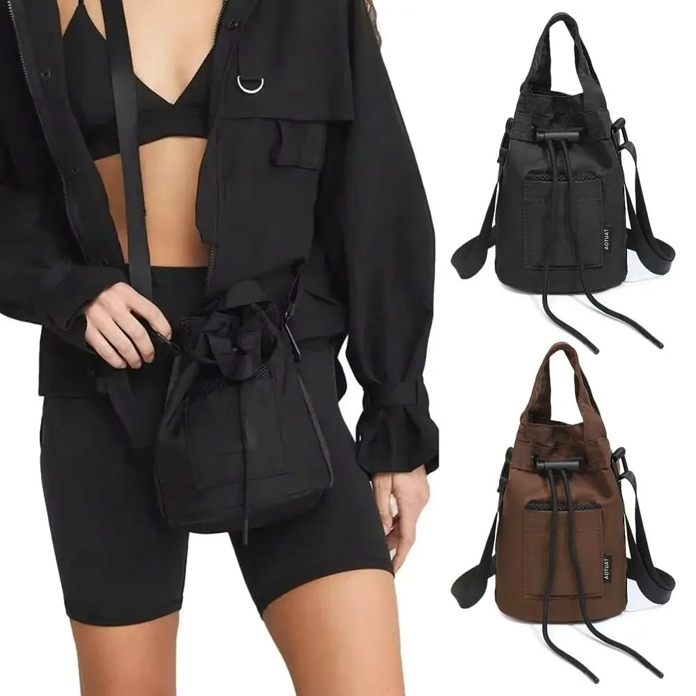 

Fashion​ Portable​​ Bucket Bag Drawstring Storage Pouch​​ Handbag Oxford Lightweight Yoga Sports Bag​​ Daily Use​​