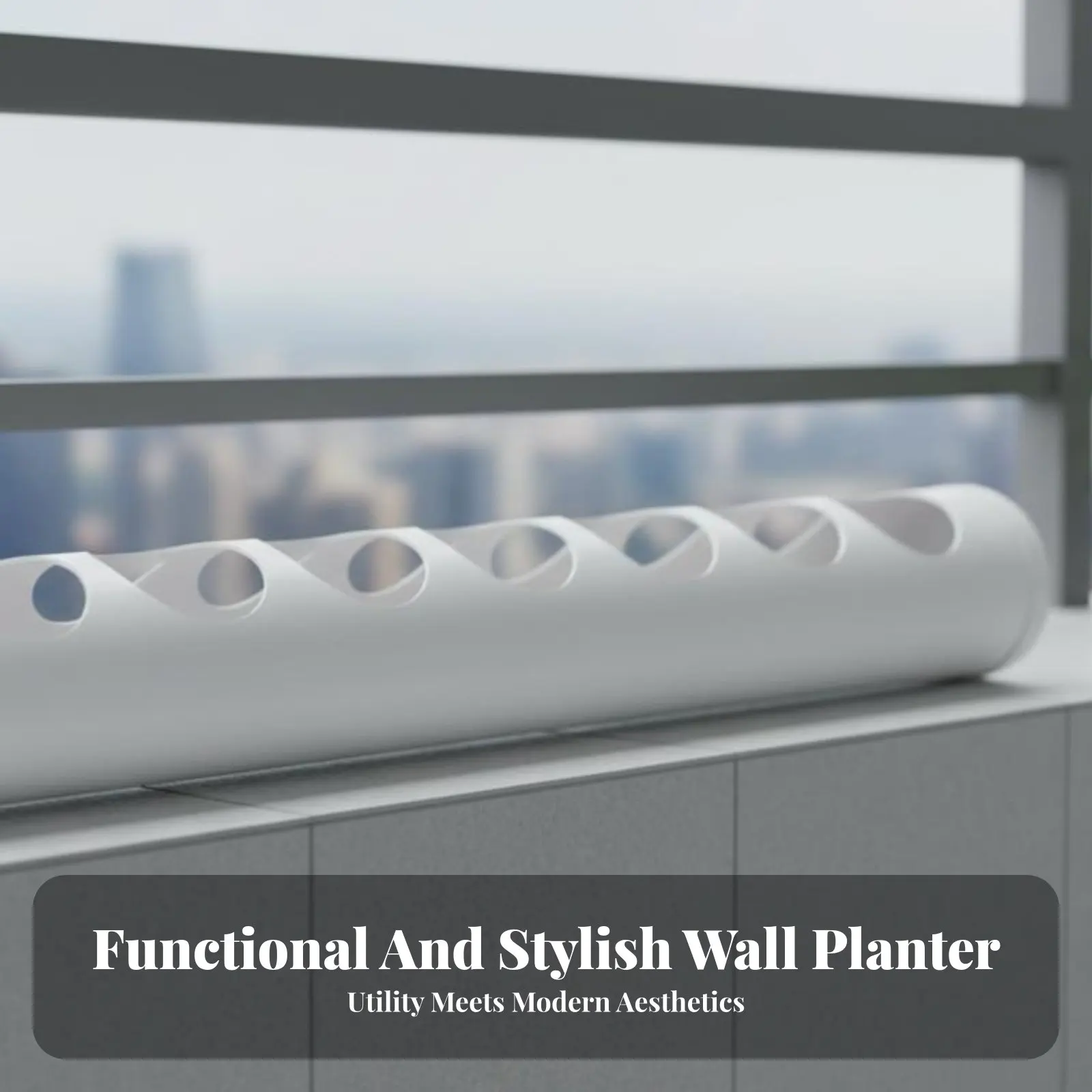 PVC Pipe Planter Space Saving Stackable Planter Column Gardening Supplies Upright Layering Plant Container Decorative