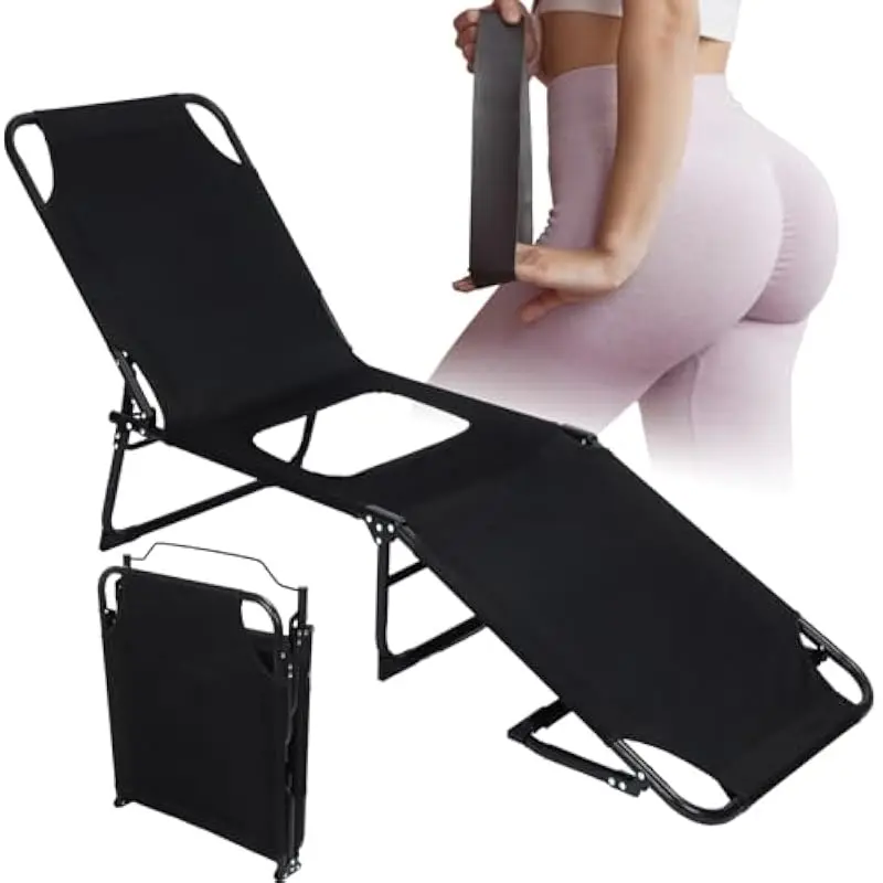Foldable Post-Surgery Recliner with Ventilated Cutout • 5-Stage Ergonomic Backrest Adjustment • Compact 30.9 x 22.8 x 5.9 in Fol