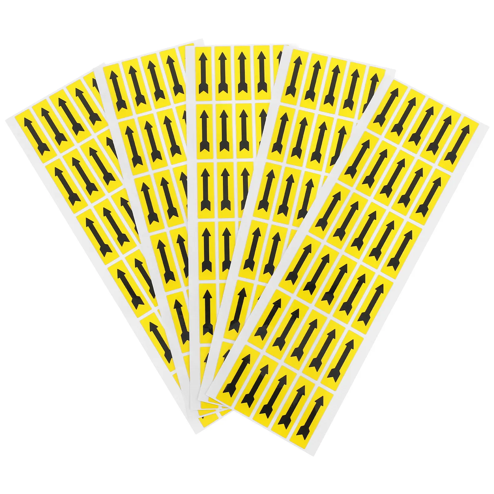 

5 Sheets Arrow Stickers for Direction Indication Self Adhesive Removable Floor Marking Signs Safe Secure Use on Smooth Clean