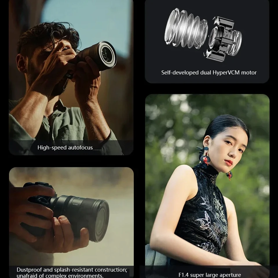 Viltrox AF 50mm F1.4 Auto Focus Camera Lens Full Frame Portrait Lanscape Lens for Sony E mount A7III A7S ZV-E10