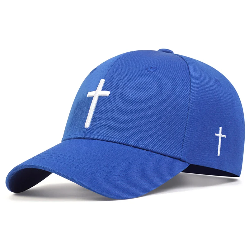 Unisex-Baseballkappen mit Kreuzstickerei, verstellbar, für den Außenbereich, für Frühling und Herbst, lässiger Sonnenschutzhut – Detail 10