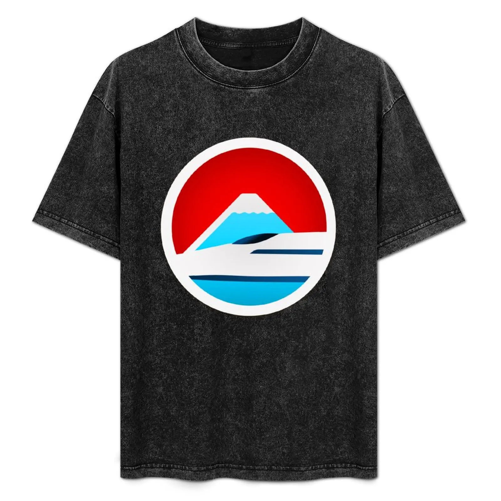 NSL Bullet Train Logo T-Shirt Holiday Casual Short Sleeve Top