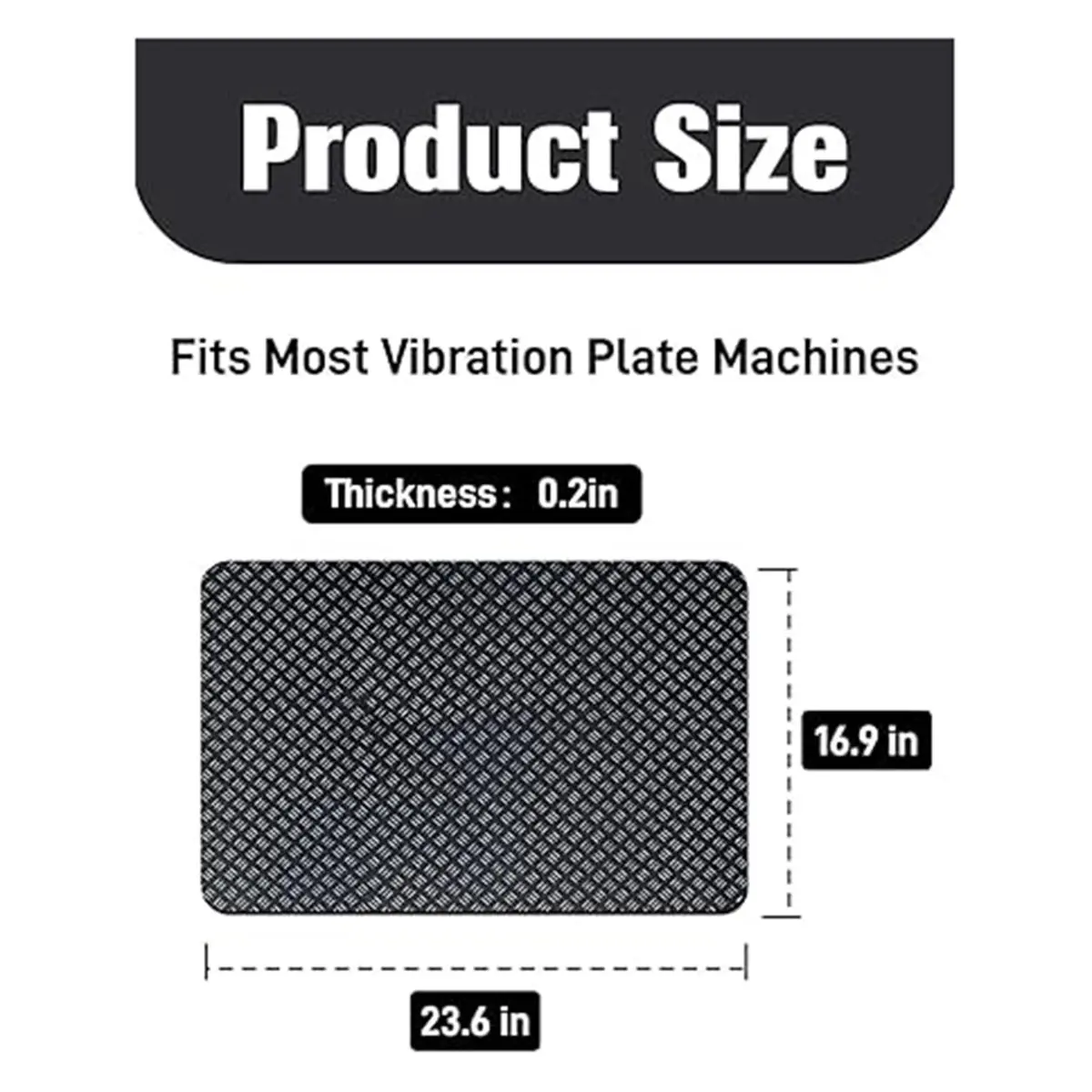 PHONE&GEAR Double Sided Non-Slip Silicone Mat for Most Vibration Platform Machines Reduce Noise Accessories Protect Floors Carp