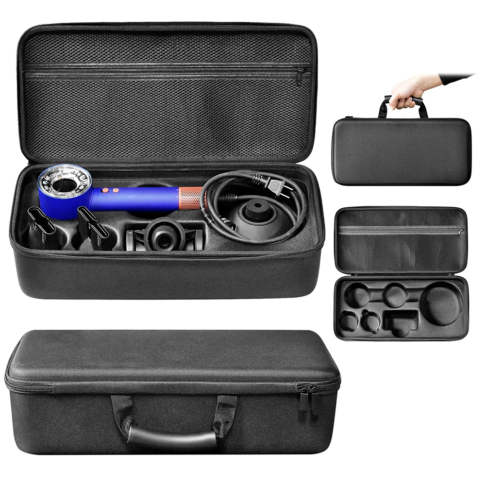 

Protective Nylon Shockproof Travel Storage Case for Dyson Hairdryers HD08 HD15 HD16 with Organizer