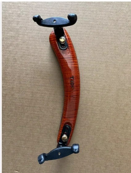 

1PC TIDO violin shoulder rest Solid Flamed maple adjustable from 3/4 to 4/4
