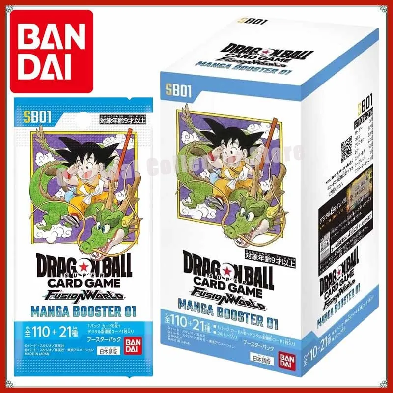 

Original Bandai Dragon Ball Cards TCG Trading Game Japanese SB01 Comics Theme Dragon Pearl Card Bag Replenish Bag Collect Gift