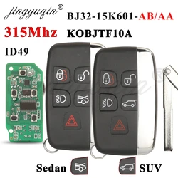 jingyuqin 315Mhz ID49 Remote Car key for Jaguar XJ XF XE F XKR Land Rover Range Rover Sport Vogue Evoque Discovery LR4 KOBJTF10A